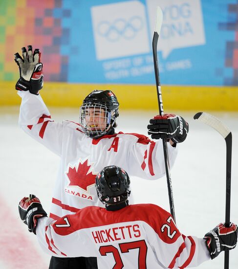 2012 Winter Youth Olympic Games. Ice hockey. Russia vs. Canada
