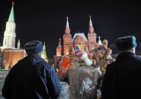 Orthodox New Year celebrated in Moscow