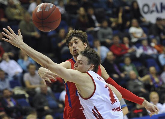 Basketball. PBL. CSKA (Moscow) - "Spartak"