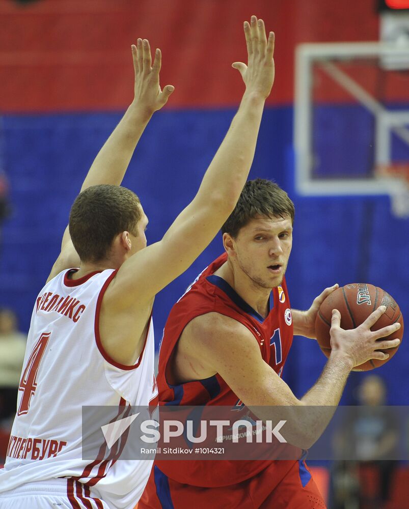 Basketball. PBL. CSKA (Moscow) - "Spartak"