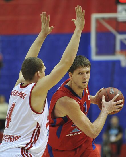 Basketball. PBL. CSKA (Moscow) - "Spartak"