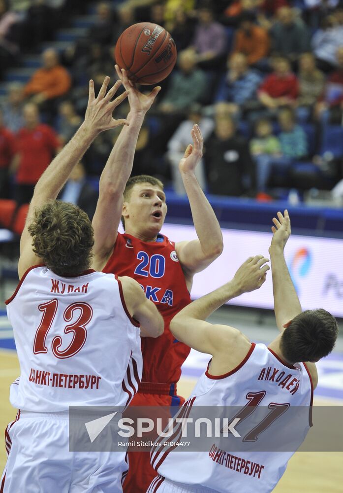 Basketball. PBL. CSKA (Moscow) - "Spartak"