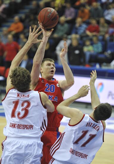 Basketball. PBL. CSKA (Moscow) - "Spartak"