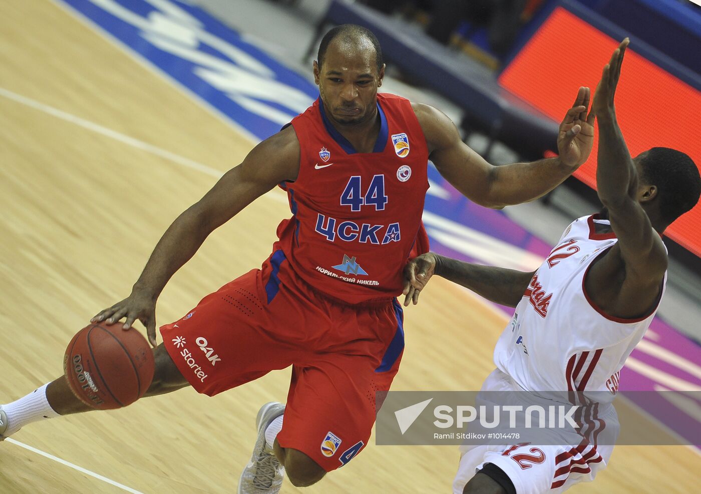 Basketball. PBL. CSKA (Moscow) - "Spartak"