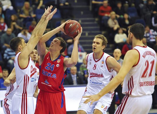 Basketball. PBL. CSKA (Moscow) - "Spartak"