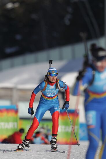 2012 Winter Youth Olympics. Biathlon. Girls' sprint