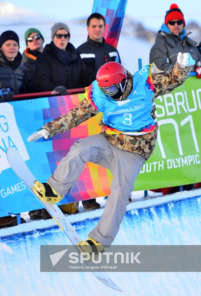 2012 Winter Youth Olympics. Snowboarding. Men's halfpipe