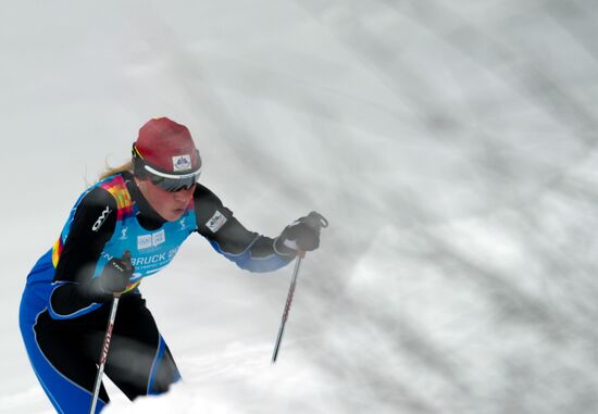 Women's 5-km ski race. Winter Youth Olympic Games