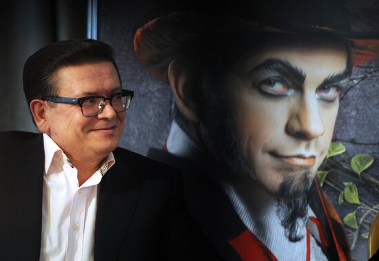Preparations for premiere of Zarkana show by Cirque du Soleil