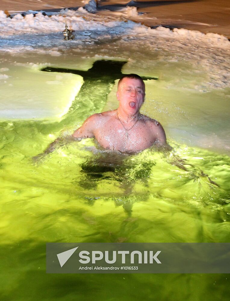 Epiphany bathing near Minsk