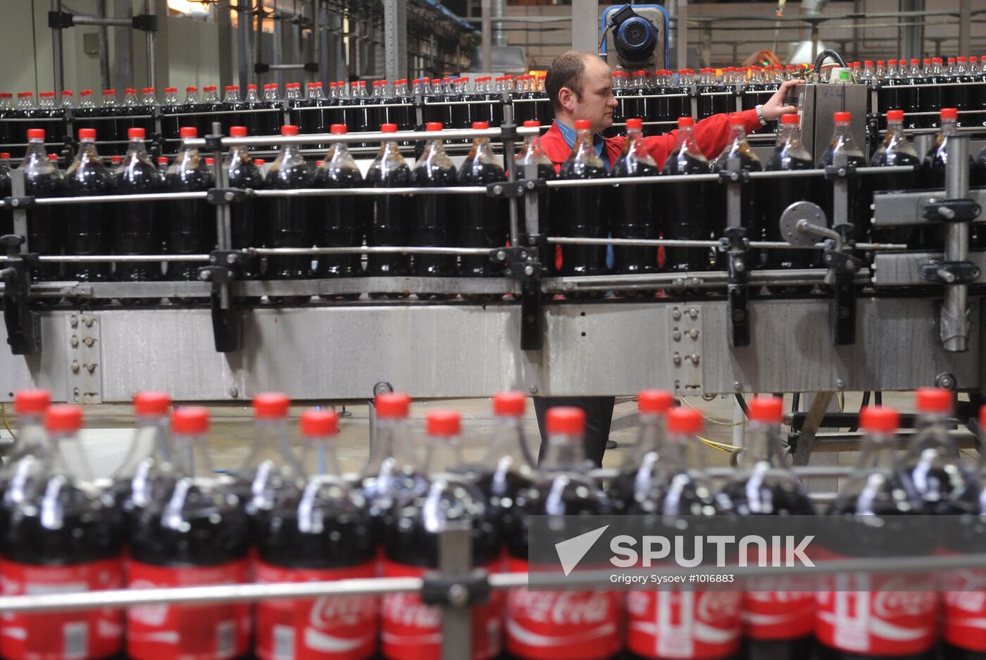 Coca-Cola bottling plant in Moscow
