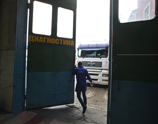 Vehicle inspection in Kaliningrad