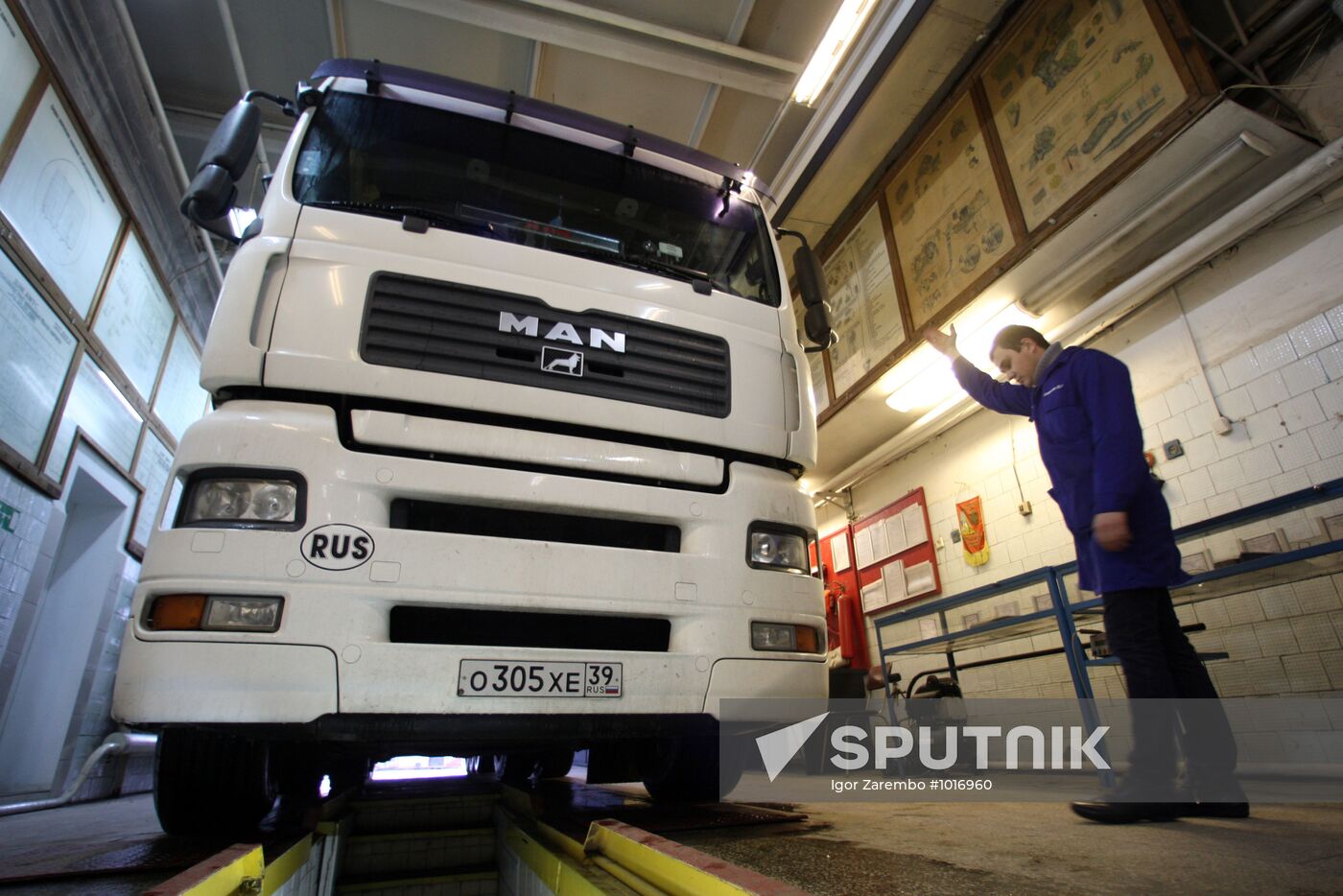 Vehicle inspection in Kaliningrad