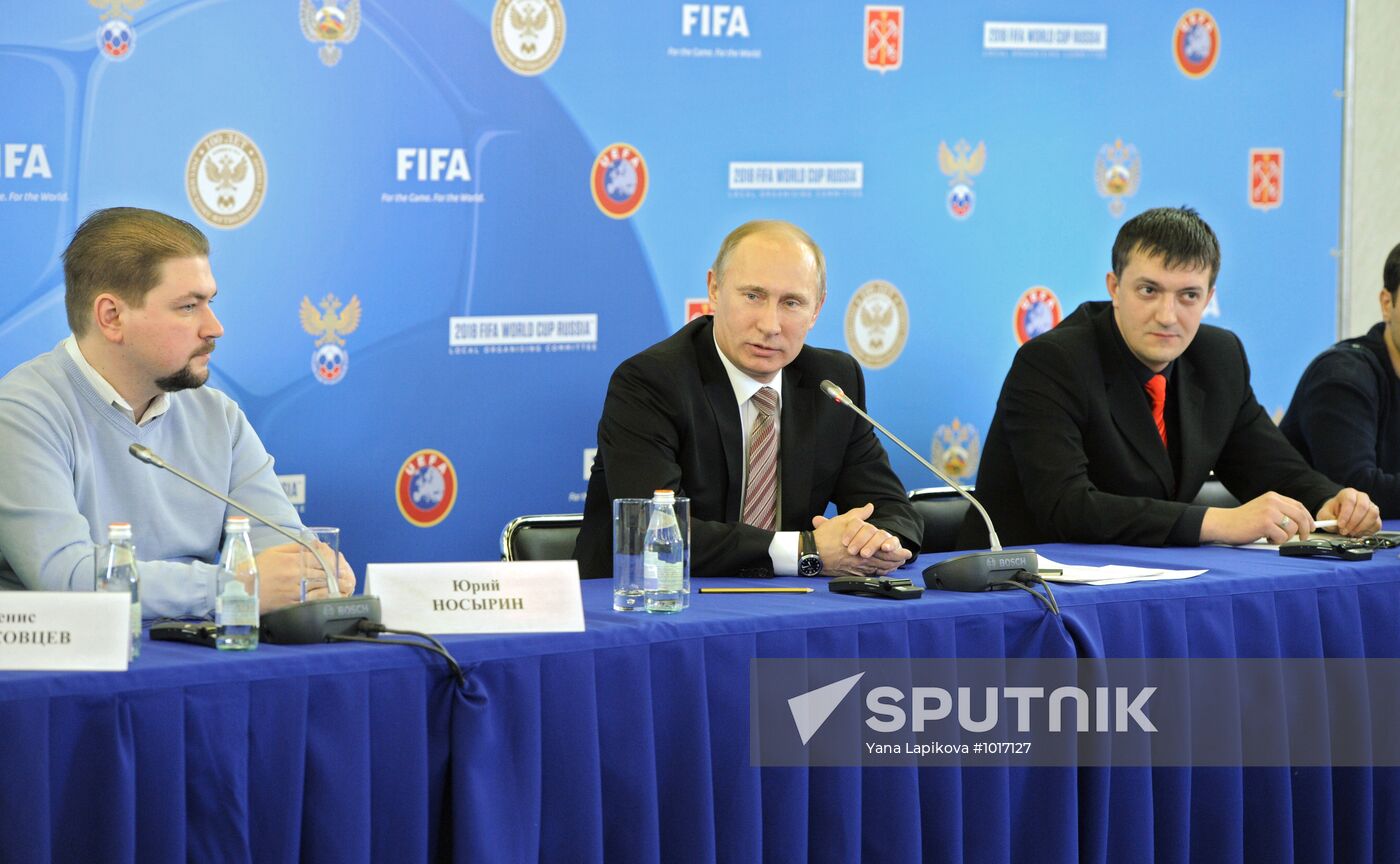 Vladimir Putin visits North Western Federal District
