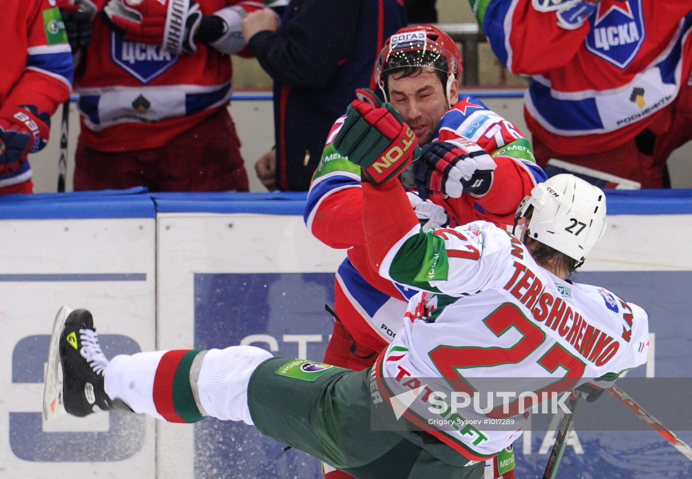 Ice hockey. KHL. CSKA vs. Ak Bars