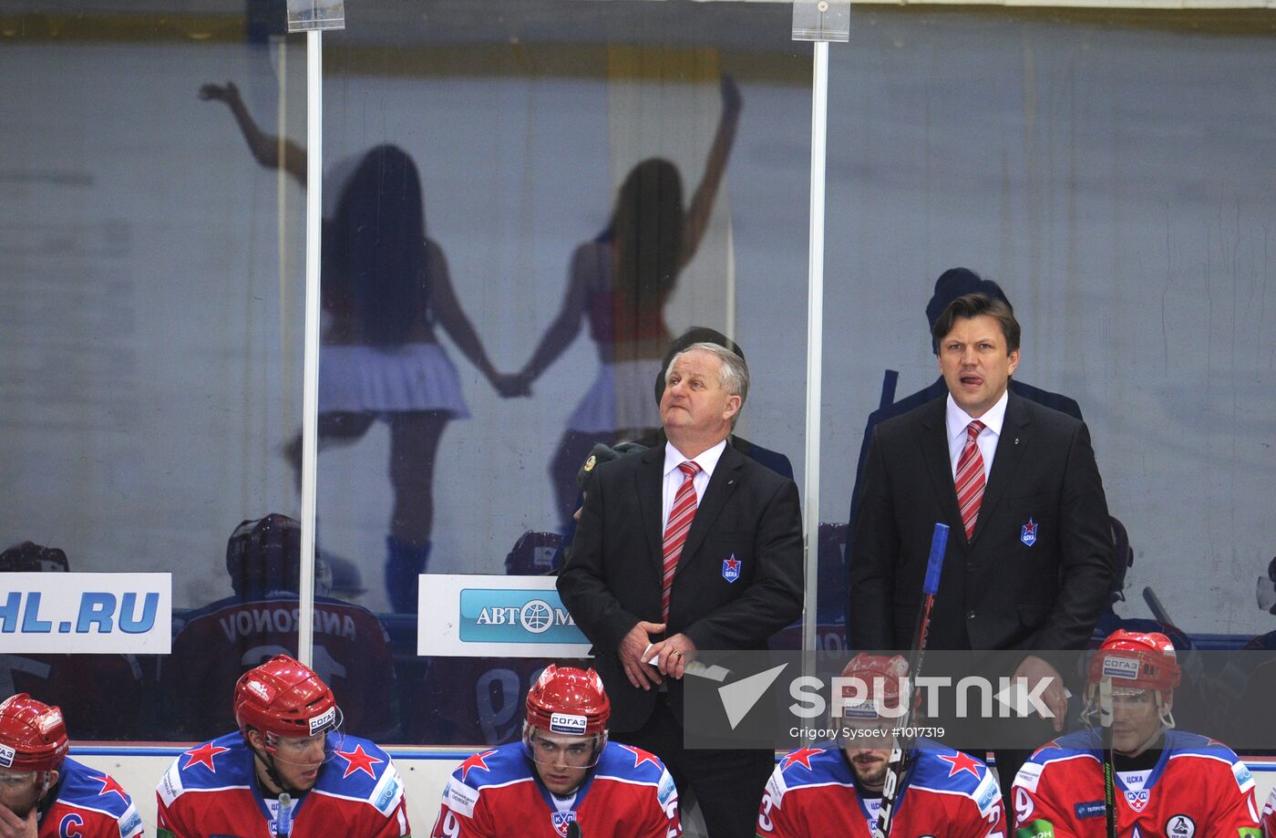 Ice hockey. KHL. CSKA vs. Ak Bars