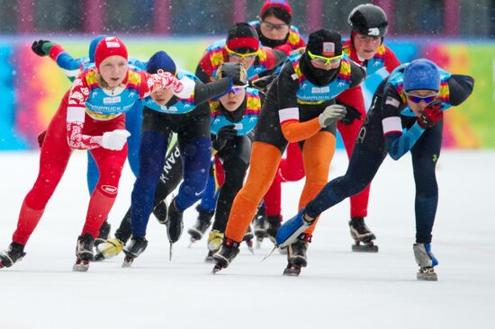 2012 Winter Youth Olympics. Speed skating. Women's mass start