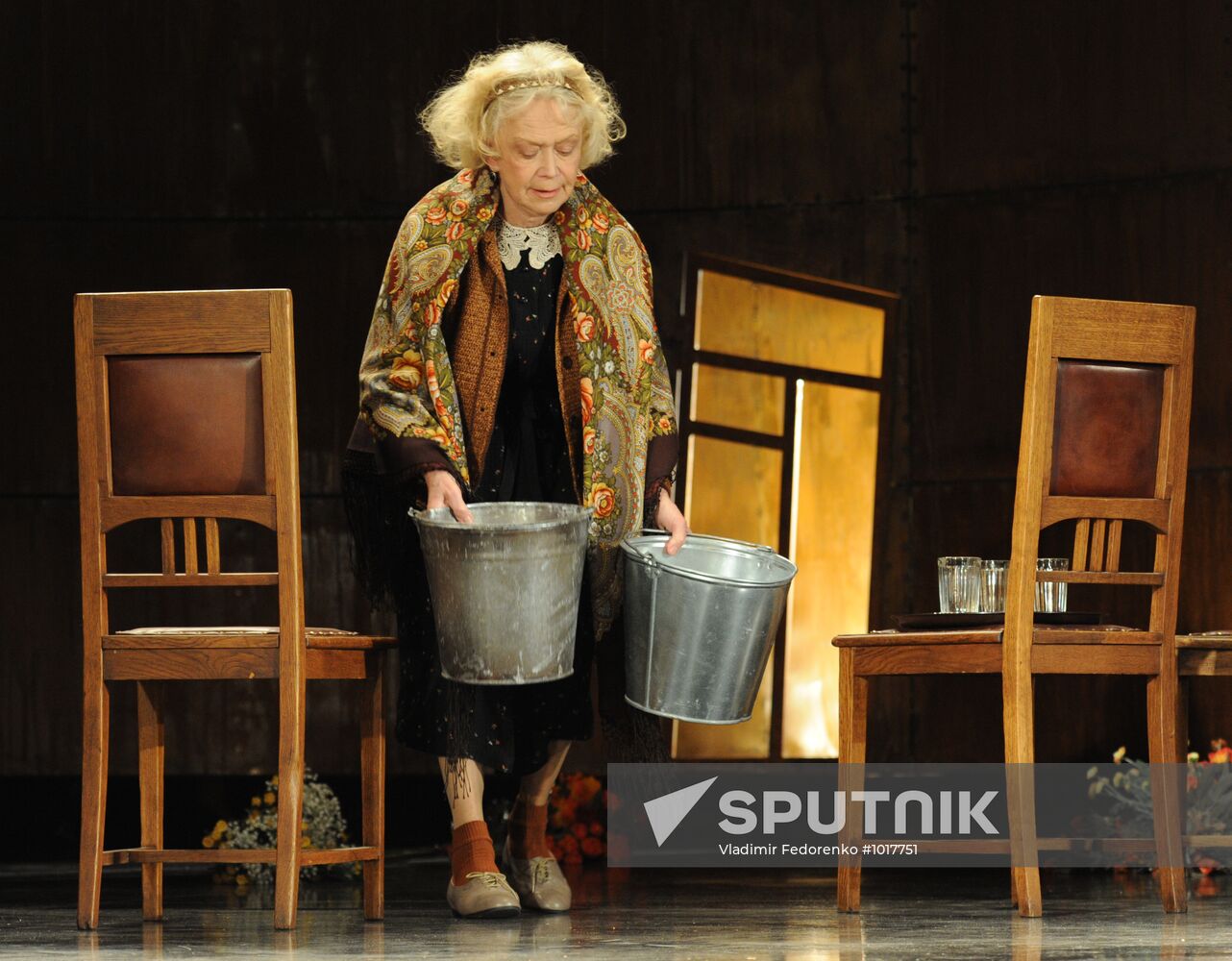 Dress rehearsal of play "Talents and Admirers"