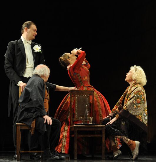 Dress rehearsal of play "Talents and Admirers"