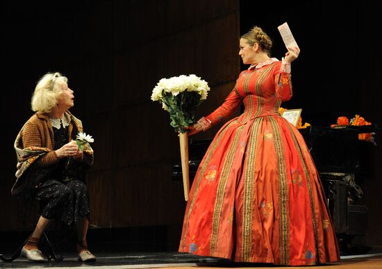 Dress rehearsal of play "Talents and Admirers"