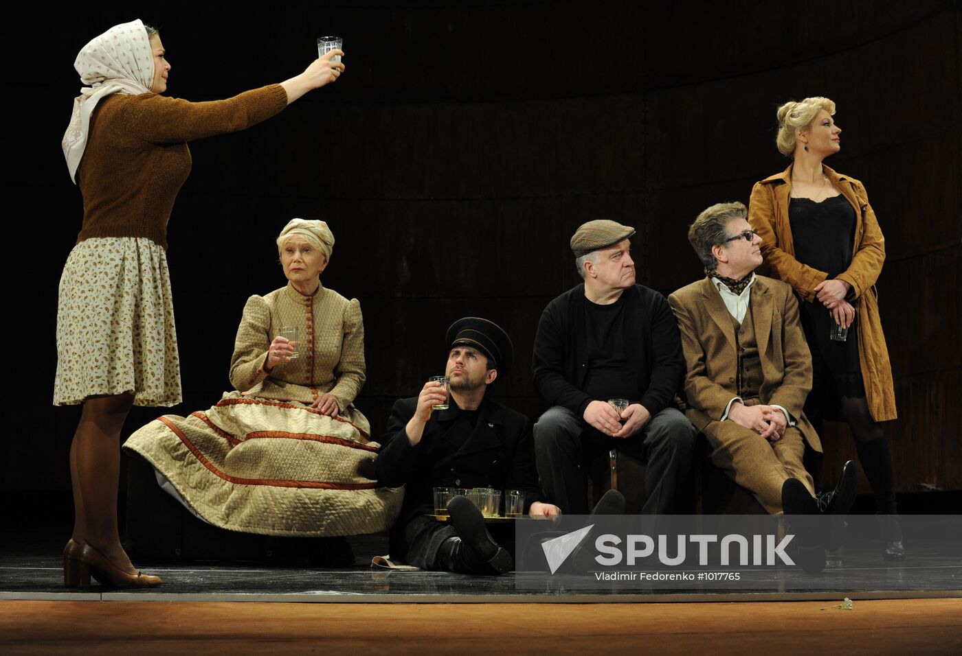 Dress rehearsal of play "Talents and Admirers"