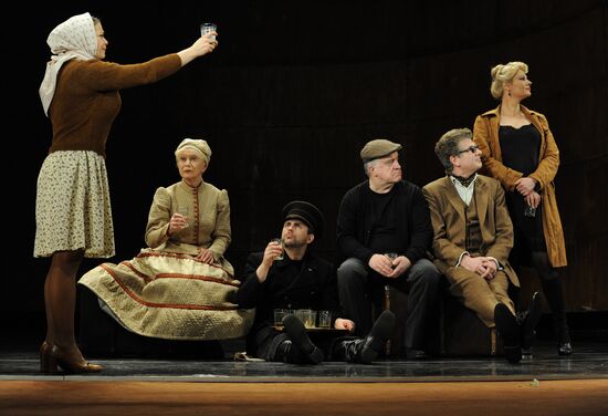 Dress rehearsal of play "Talents and Admirers"