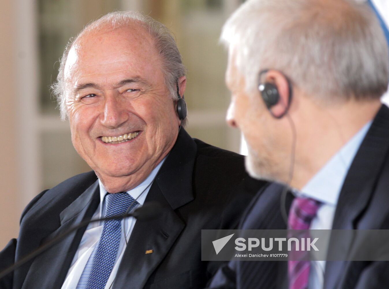 FIFA president Blatter, RFU president Fursenko's news conference
