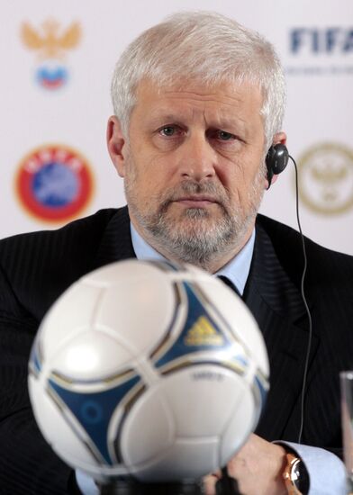 FIFA president Blatter, RFU president Fursenko's news conference
