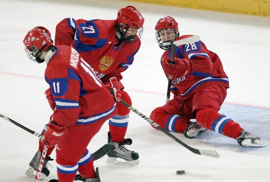 2012 Winter Youth Olympics. Ice hockey. Russia vs. USA