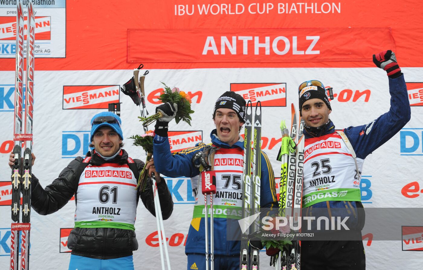 Biathlon World Cup. Stage six. Men's sprint