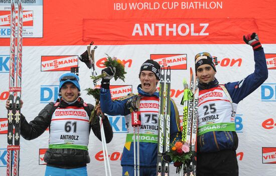 Biathlon World Cup. Stage six. Men's sprint