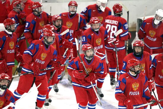 2012 Winter Youth Olympics. Ice hockey. Russia vs. USA