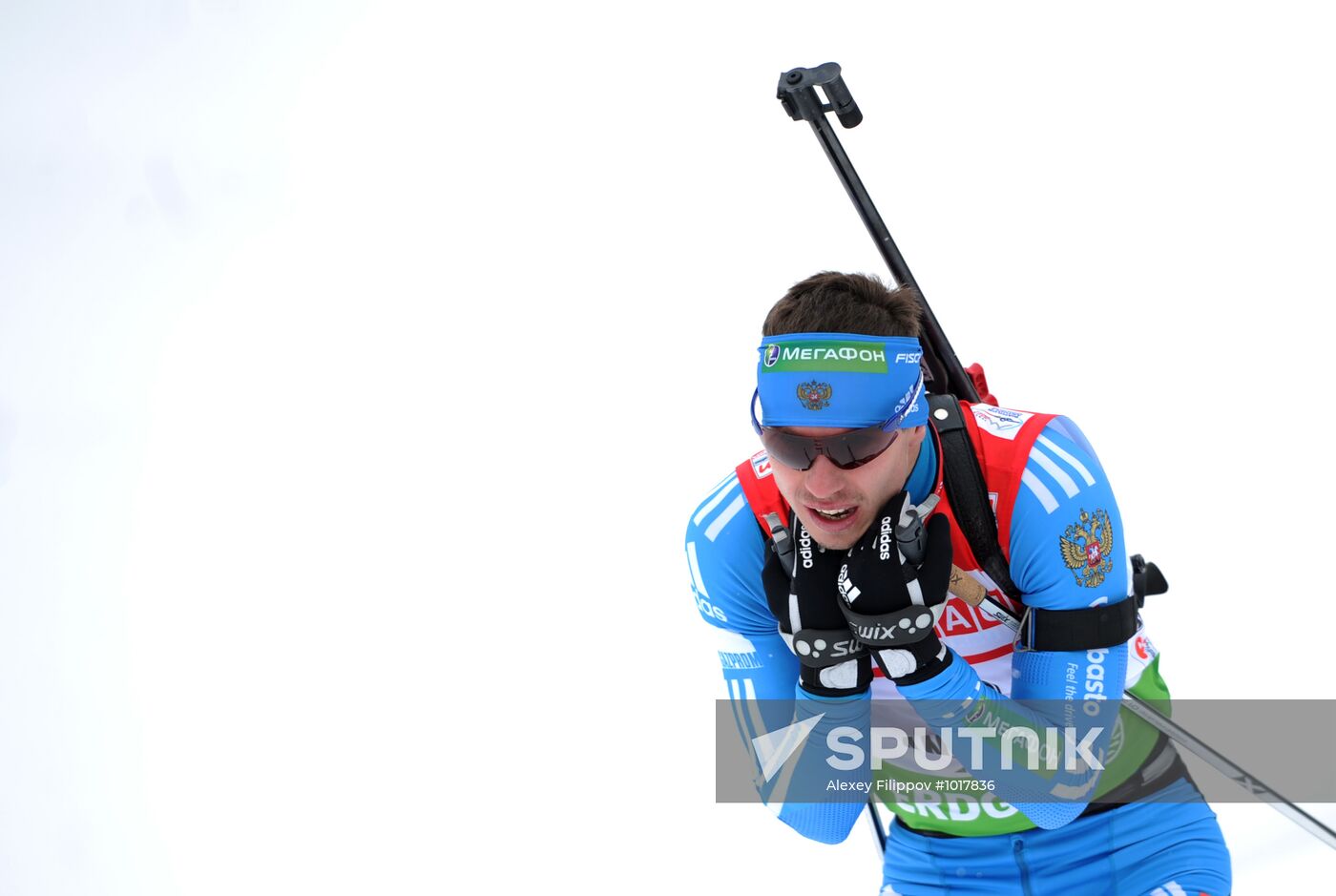 Biathlon World Cup. Stage six. Men's sprint
