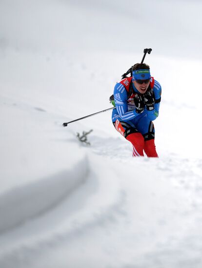 Biathlon World Cup. Stage six. Men's sprint