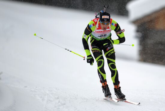 Biathlon World Cup. Stage six. Men's sprint