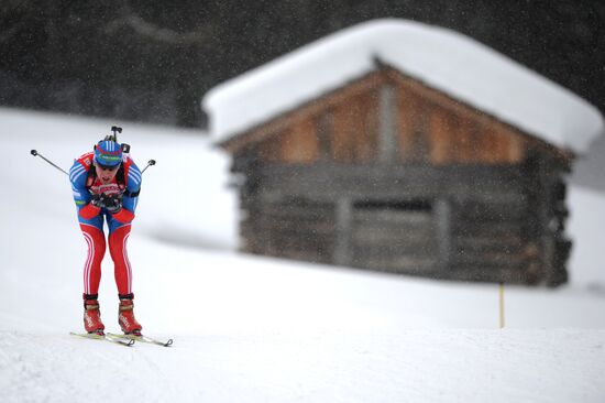 Biathlon World Cup. Stage six. Men's sprint