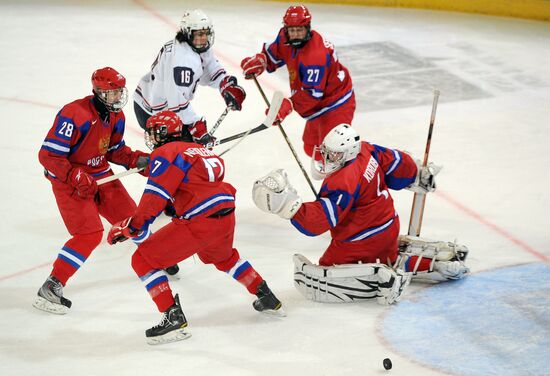 2012 Winter Youth Olympics. Ice hockey. Russia vs. USA