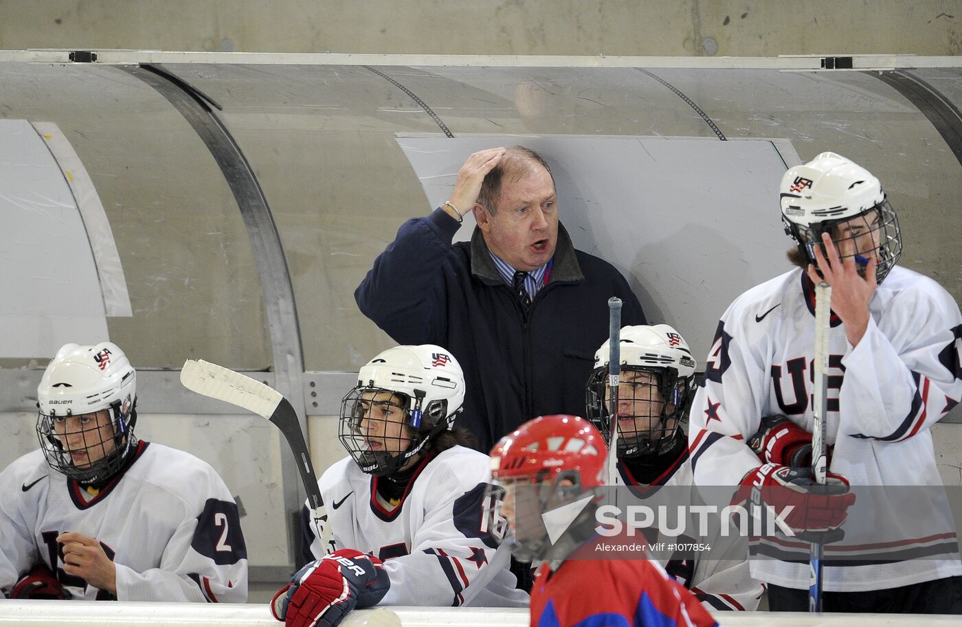 2012 Winter Youth Olympics. Ice hockey. Russia vs. USA