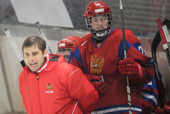 2012 Winter Youth Olympics. Ice hockey. Russia vs. USA