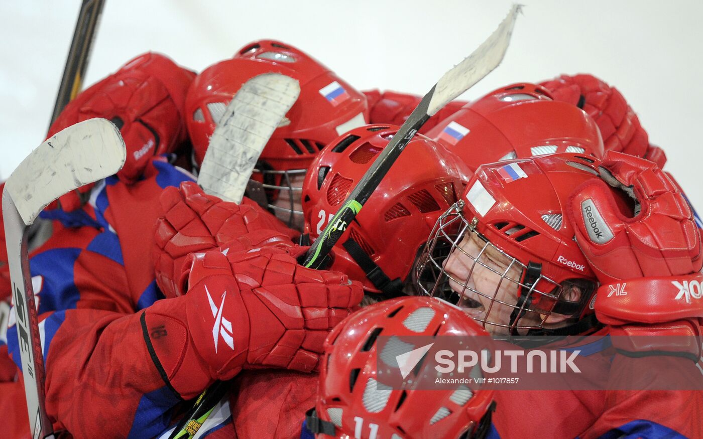 2012 Winter Youth Olympics. Ice hockey. Russia vs. USA