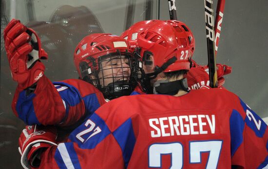 2012 Winter Youth Olympics. Ice hockey. Russia vs. USA