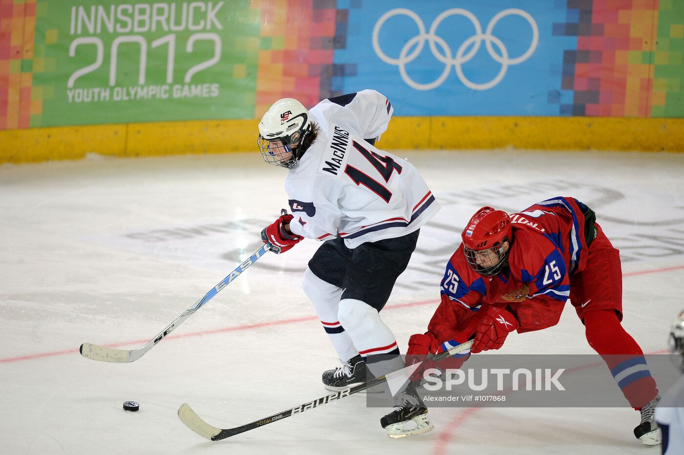 2012 Winter Youth Olympics. Ice hockey. Russia vs. USA