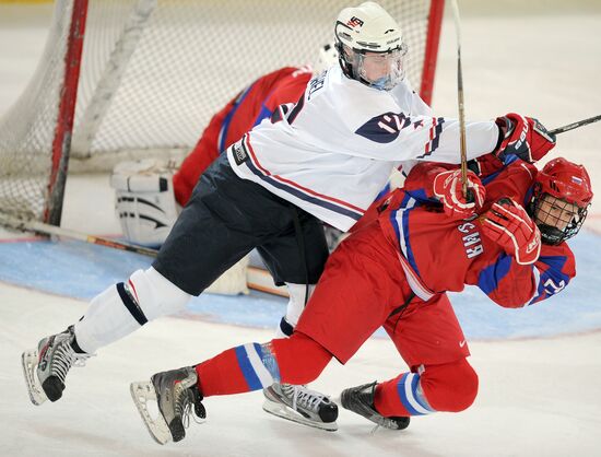 2012 Winter Youth Olympics. Ice hockey. Russia vs. USA