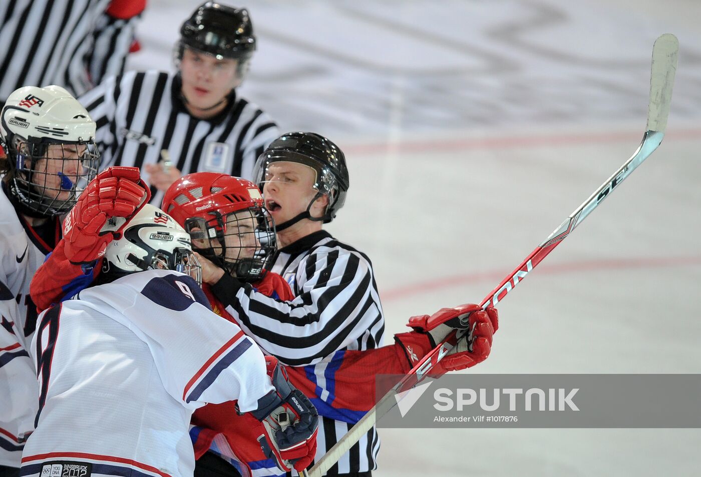 2012 Winter Youth Olympics. Ice hockey. Russia vs. USA