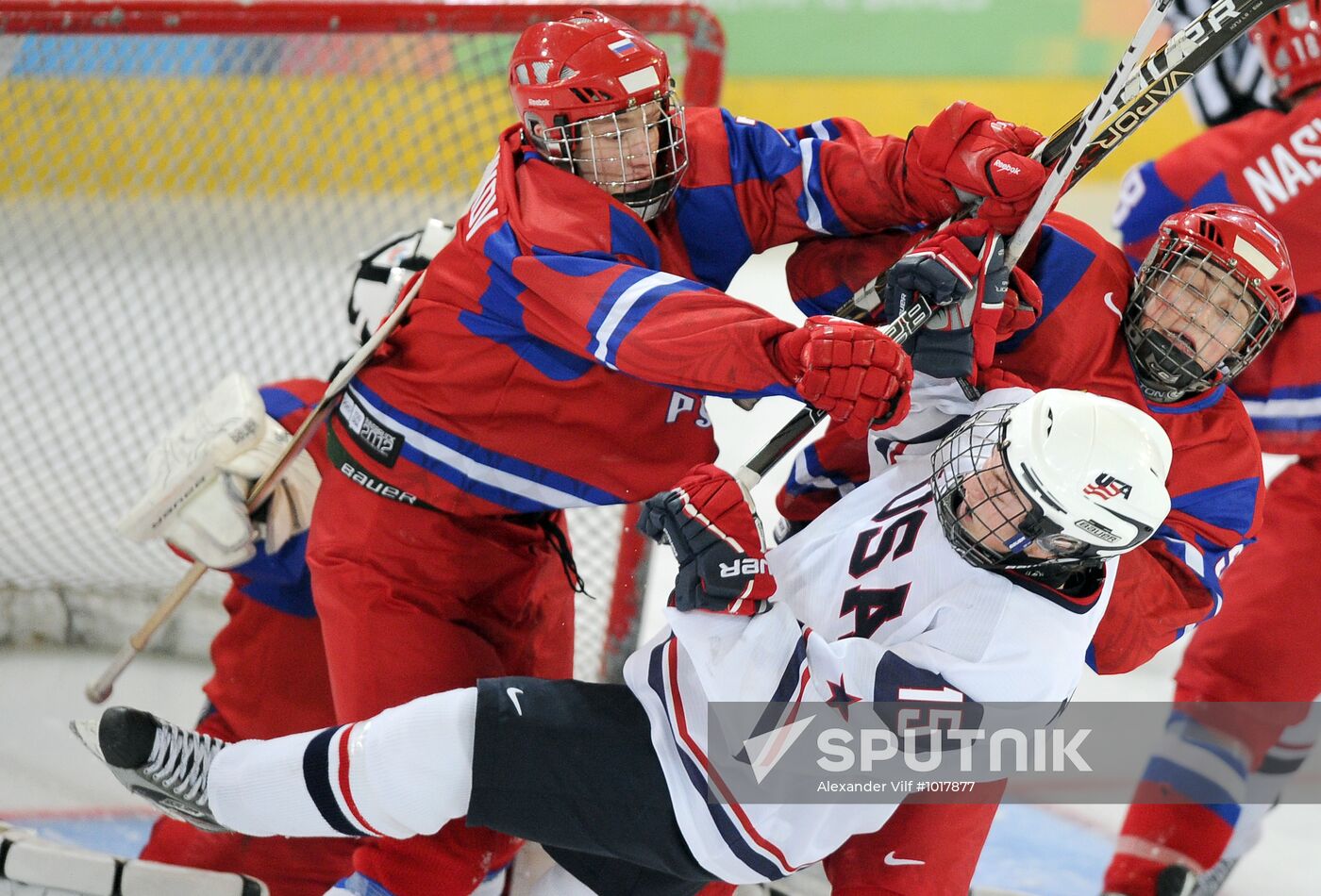 2012 Winter Youth Olympics. Ice hockey. Russia vs. USA