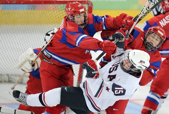 2012 Winter Youth Olympics. Ice hockey. Russia vs. USA