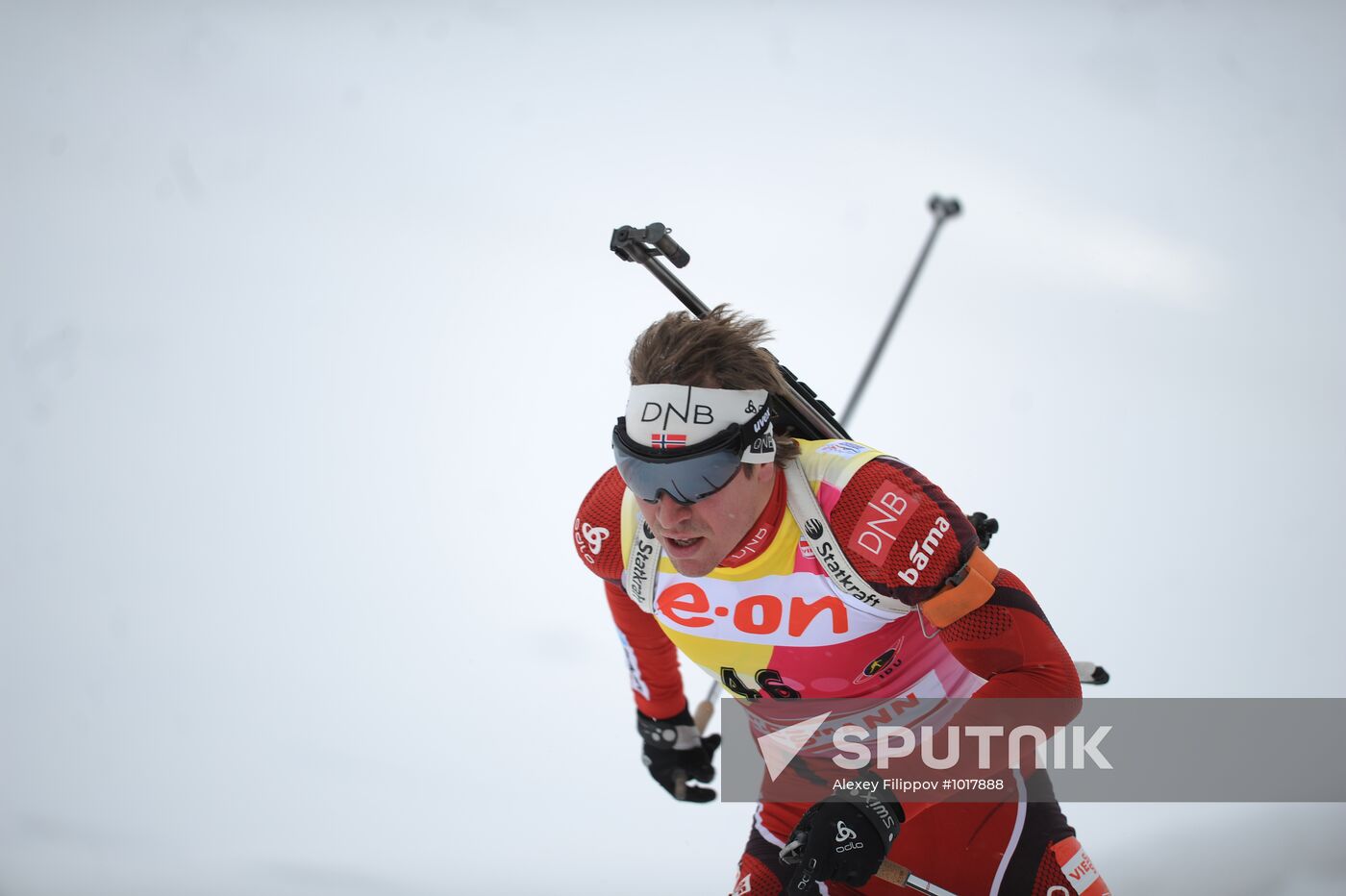 Biathlon World Cup. Stage six. Men's sprint