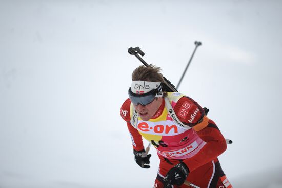 Biathlon World Cup. Stage six. Men's sprint