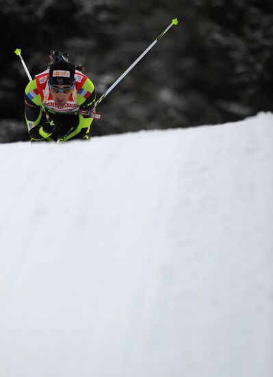 Biathlon World Cup. Stage six. Men's sprint