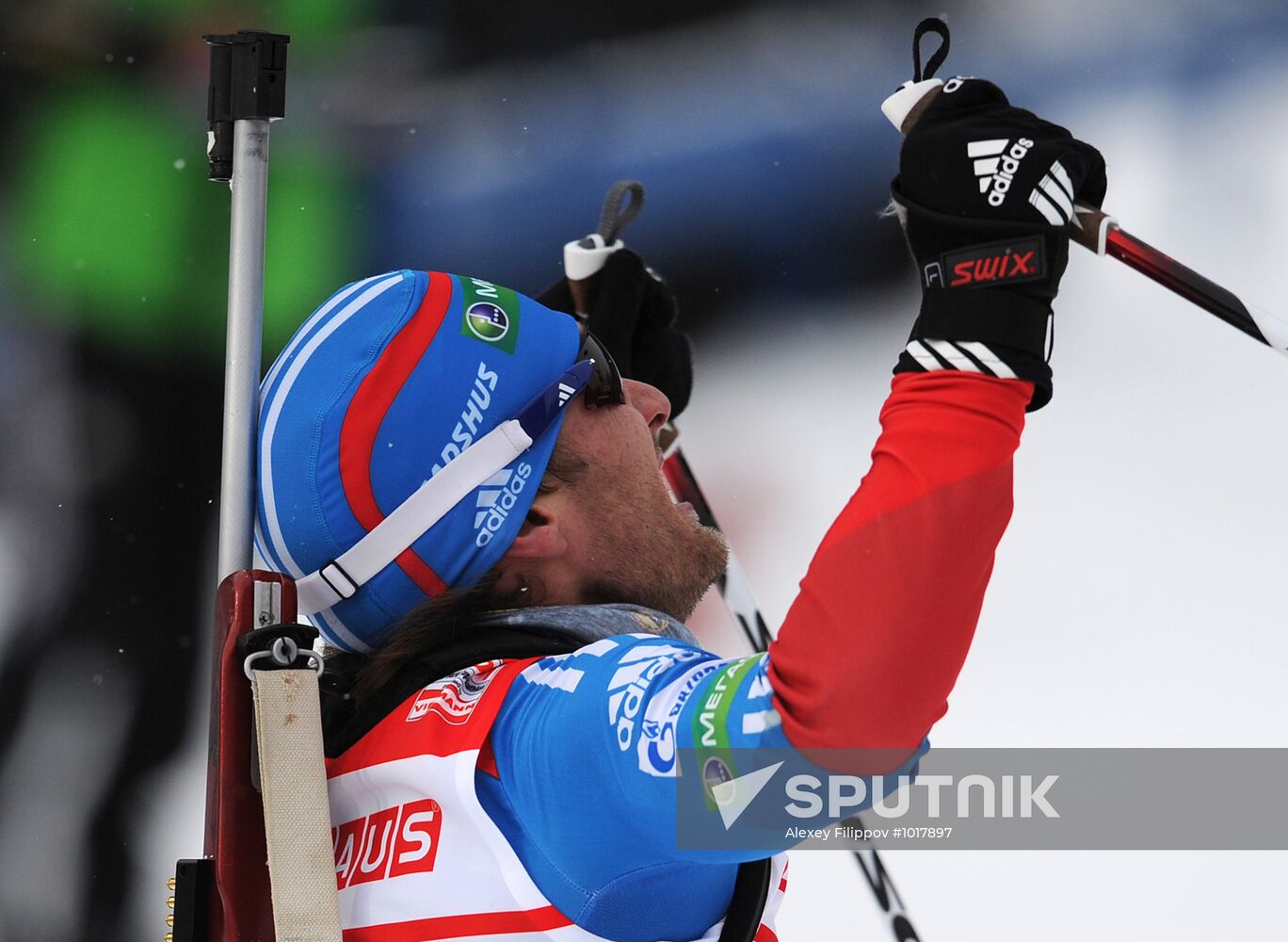 Biathlon World Cup. Stage six. Men's sprint
